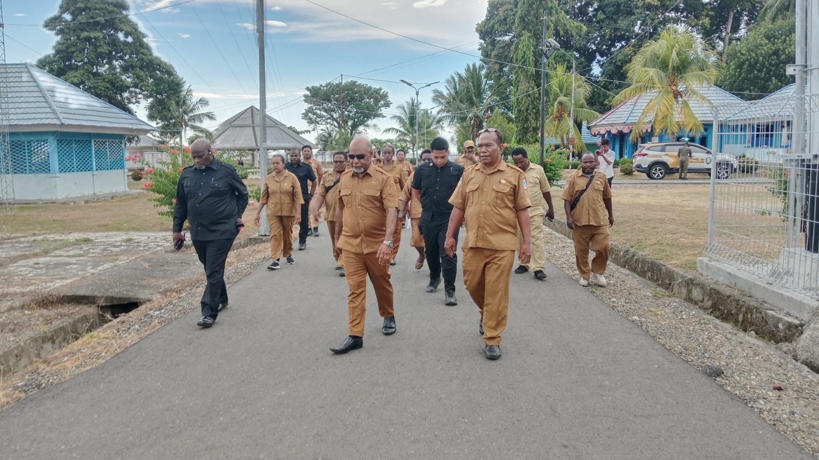 Kunjungan Wakil Gubernur Ke Dinas Kelautan Dan Perikanan Provinsi Papua Tengah