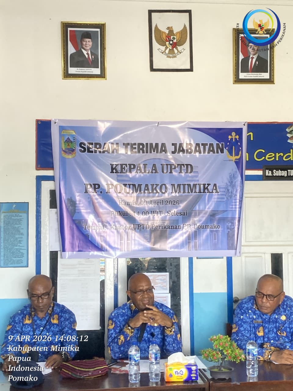 Serah Terima Jabatan Kepala UPTD PP. POUMAKO MIMIKA