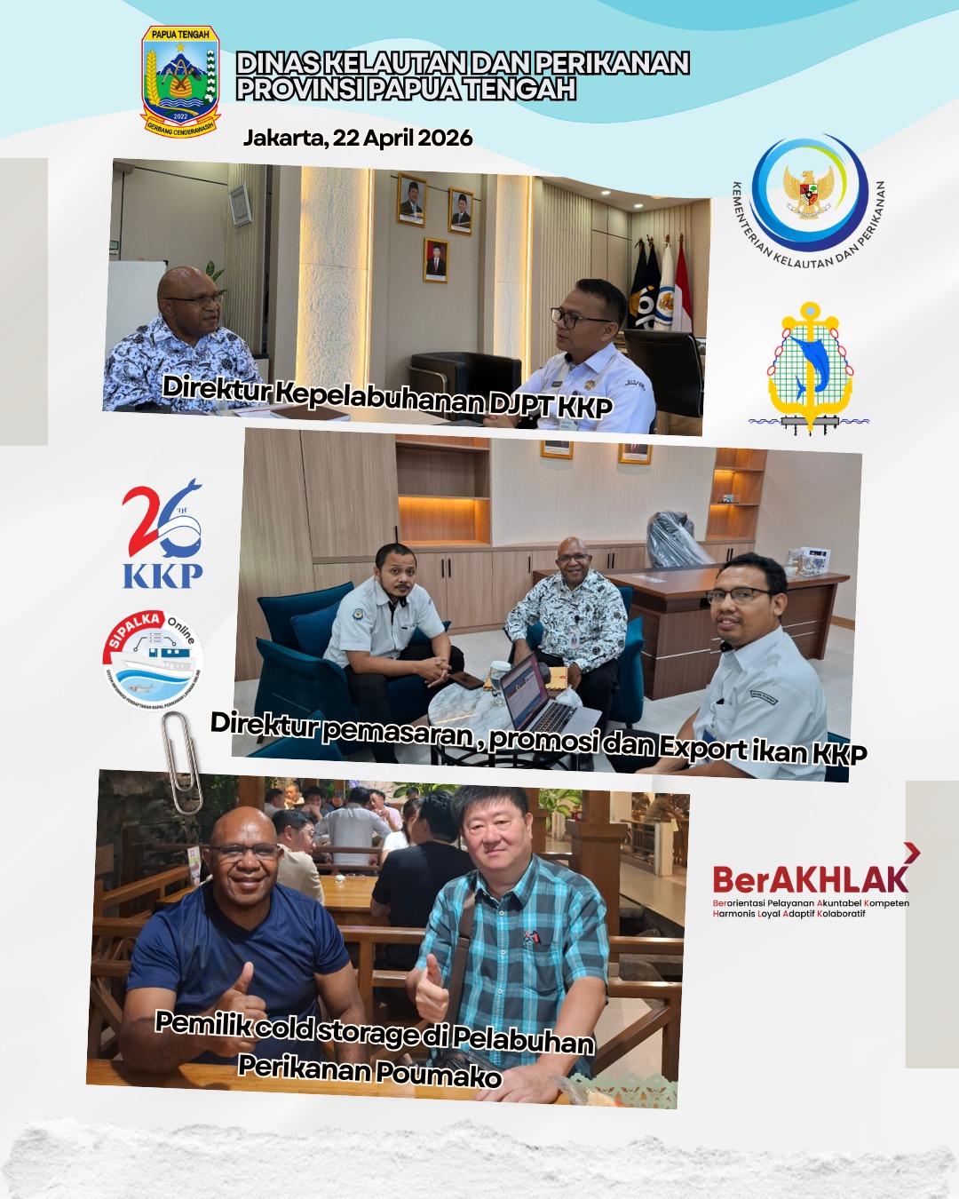 Studi Banding DKP Provinsi Papua Tengah - Kementrian Kelautan dan Perikanan